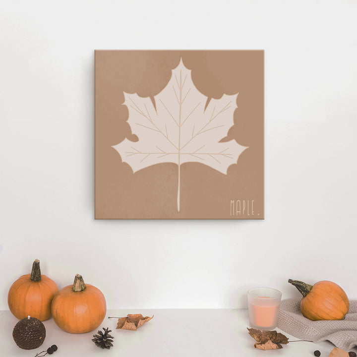 'Minimal Leaf I' Fall  Wall Art