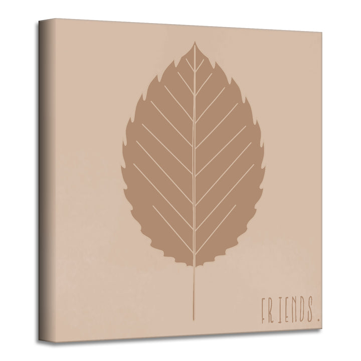 'Minimal Leaf II' Fall  Wall Art