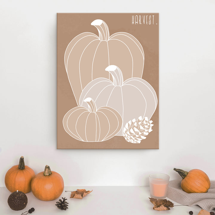 'Minimal Harvest I' Fall  Wall Art