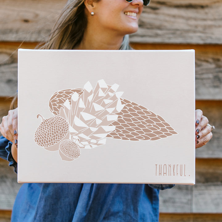 'Minimal Harvest II' Fall  Wall Art