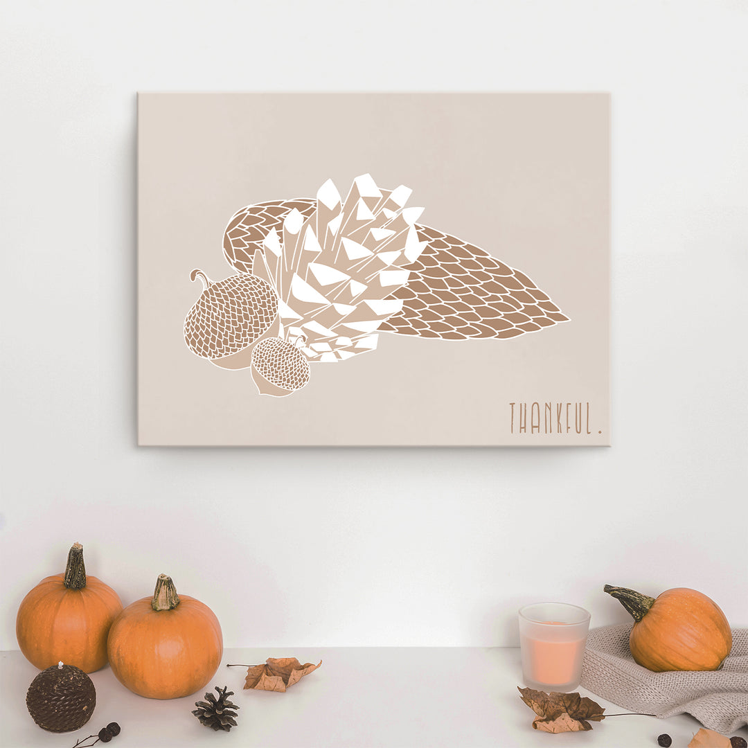 'Minimal Harvest II' Fall  Wall Art