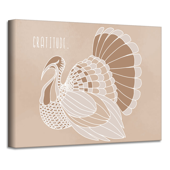 'Minimal Turkey II' Fall  Wall Art