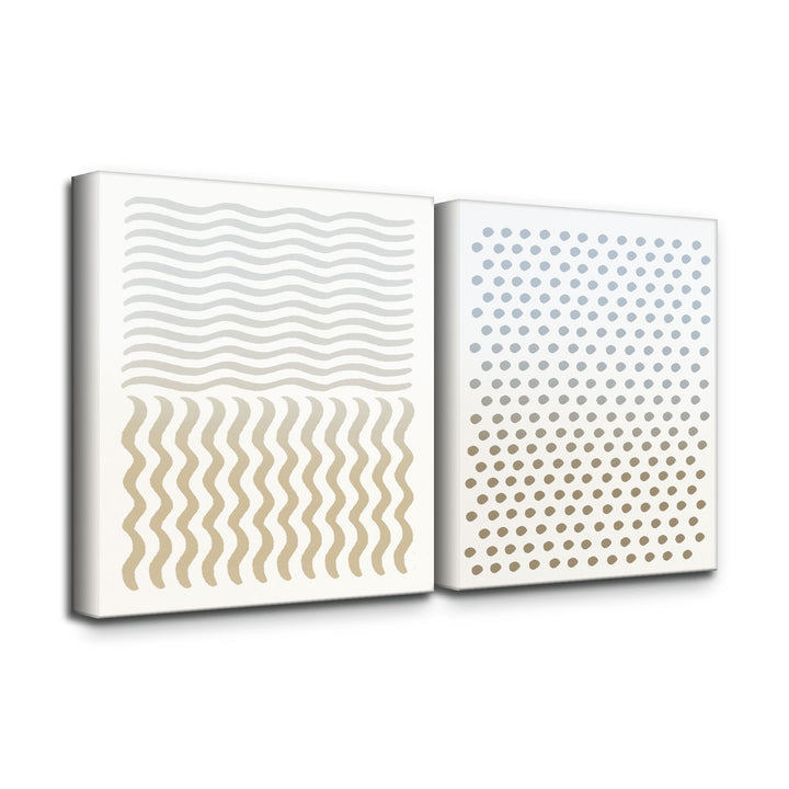 Abstract Neutral CLXIV' 2-Piece Wall Art