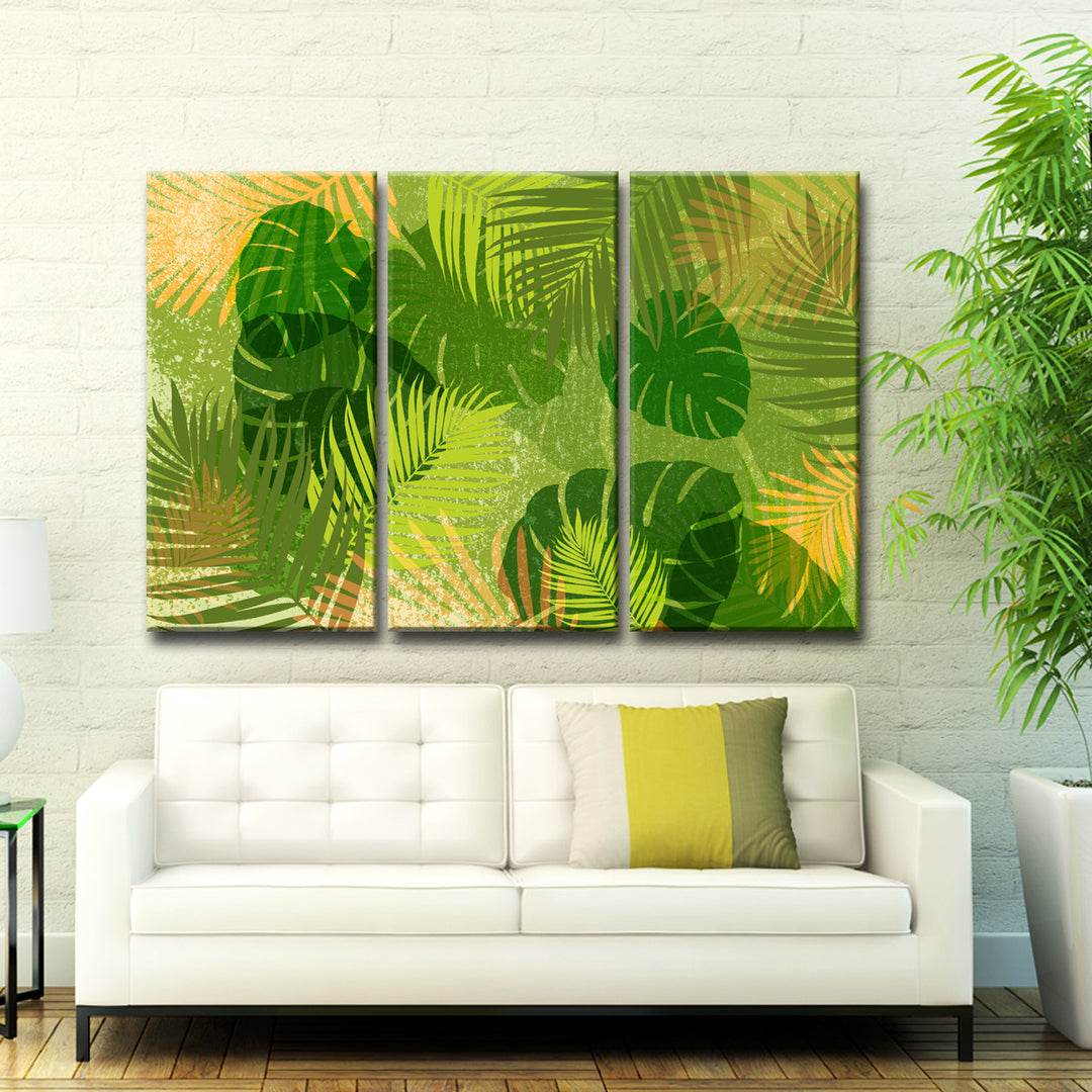 Tropic Venture' 3 Piece  Wrapped Canvas Wall Art Set