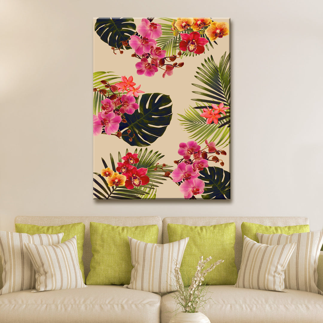 Coastal Jungle II' Wrapped Canvas Wall Art