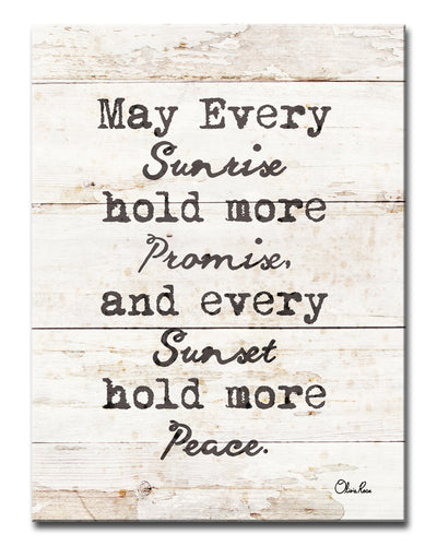 Every Sunrise & Sunset' Inspirational Wall Art