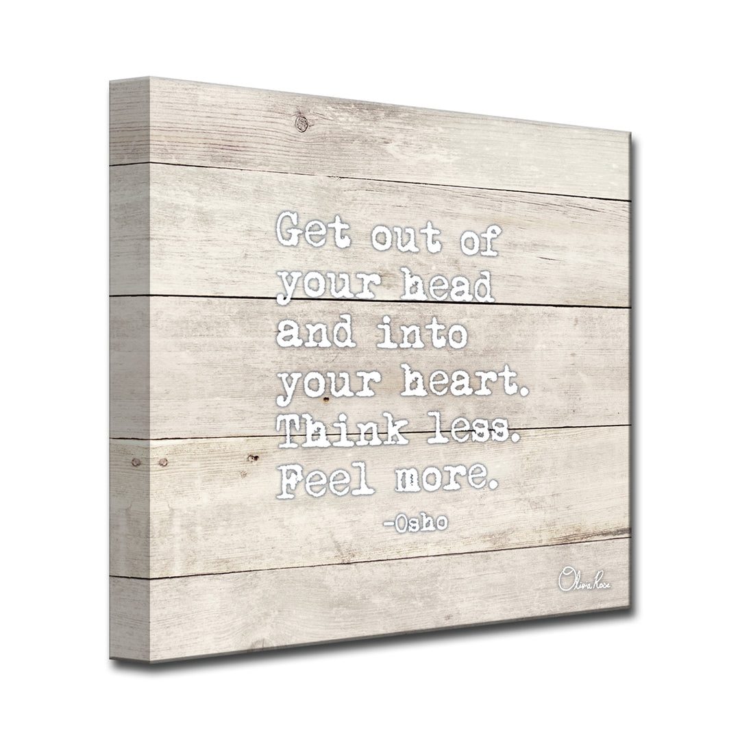 Feel More' Inspirational Art