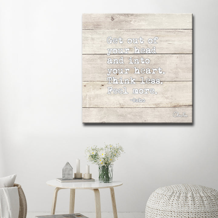 Feel More' Inspirational Art