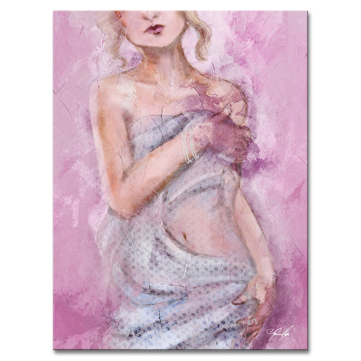Nude October' Wrapped Canvas Wall Art