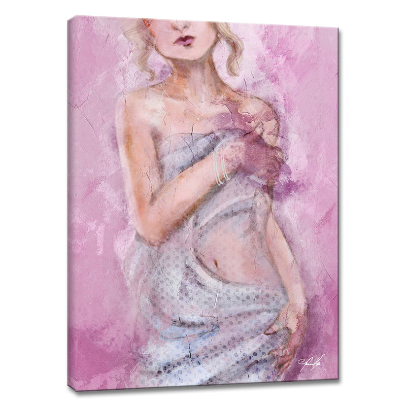 Nude October' Wrapped Canvas Wall Art