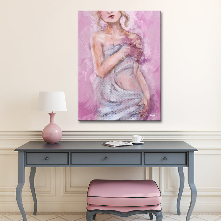 Nude October' Wrapped Canvas Wall Art