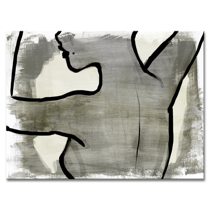 Nude Scribe I' Wrapped Canvas Wall Art