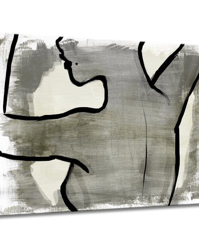 Nude Scribe No. 1' Wrapped Canvas Wall Art