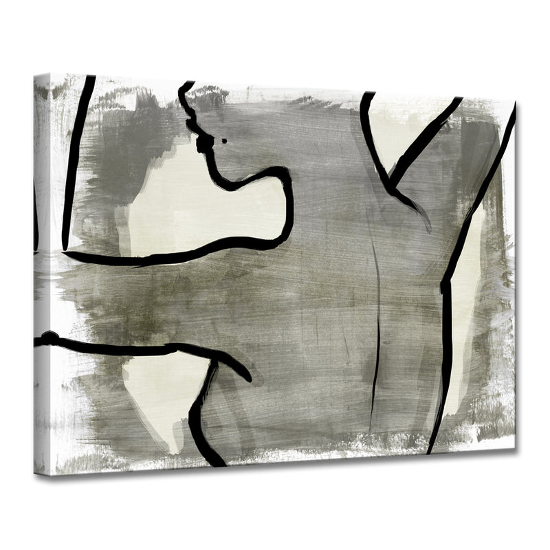 Nude Scribe I' Wrapped Canvas Wall Art