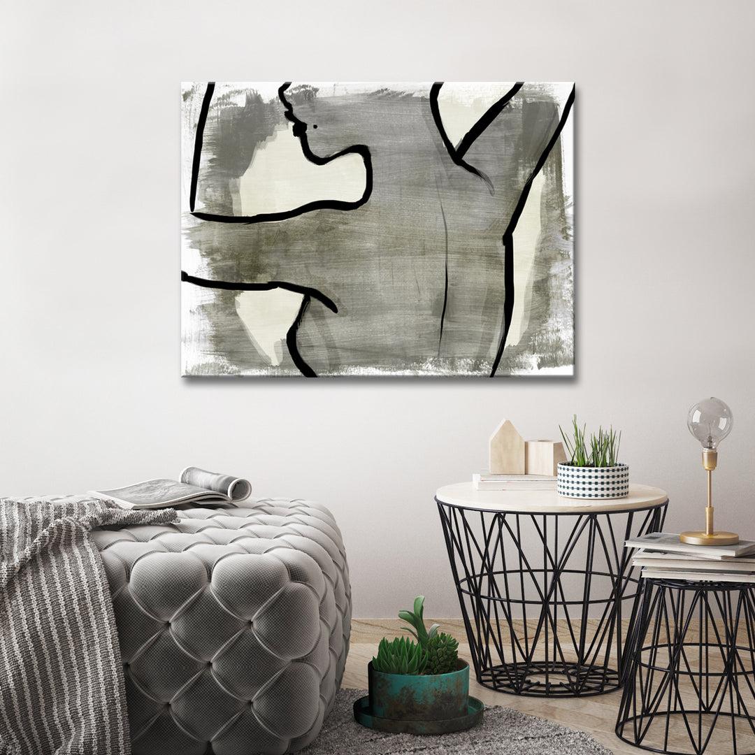 Nude Scribe I' Wrapped Canvas Wall Art