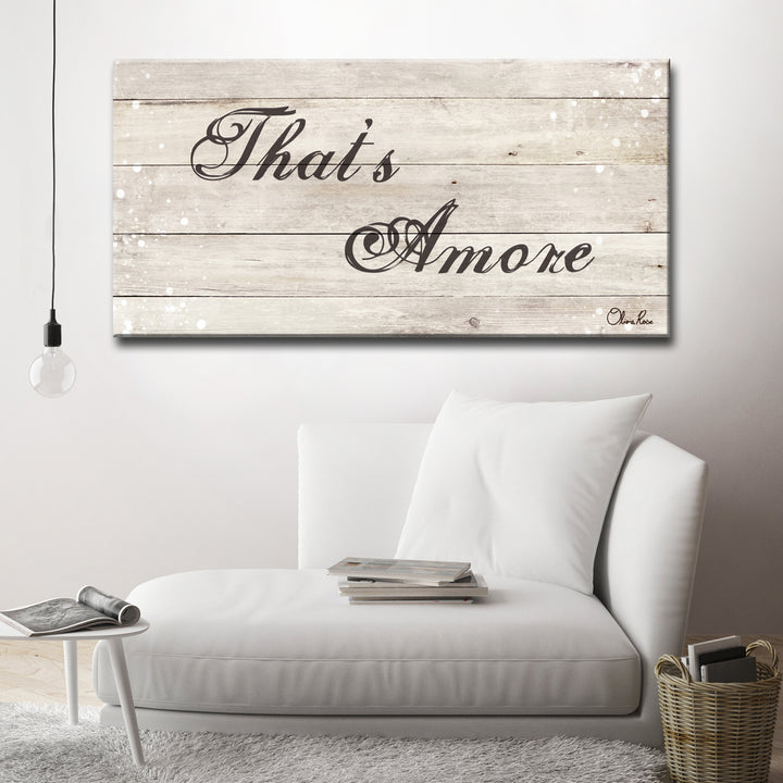 'Amore' Inspirational Canvas Art