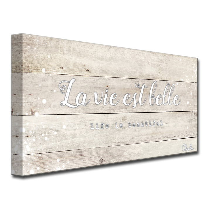 'Life Beautiful' Inspirational Canvas Art