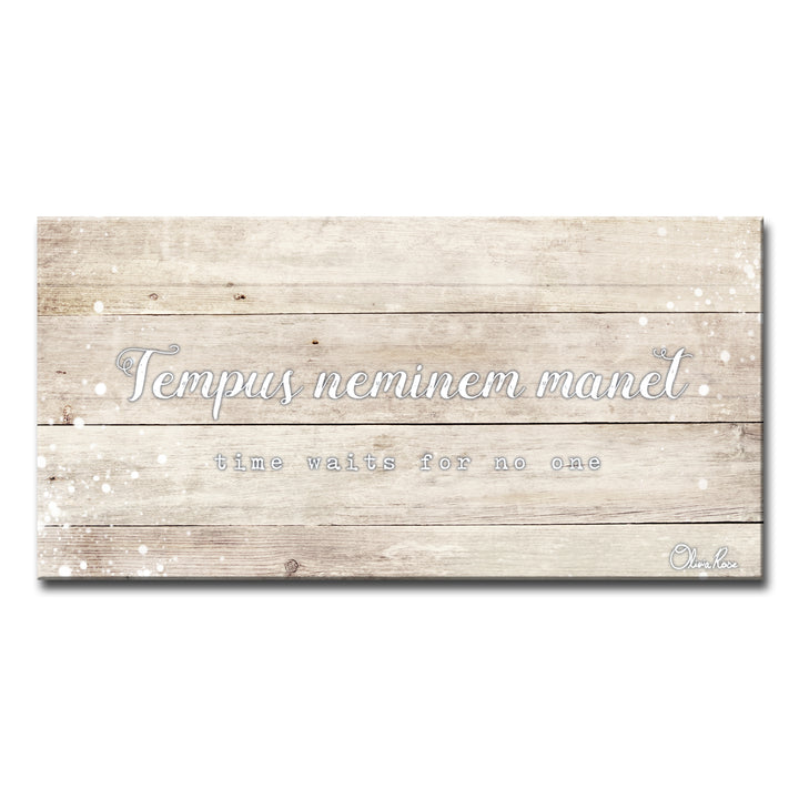 'Time' Inspirational Canvas Art