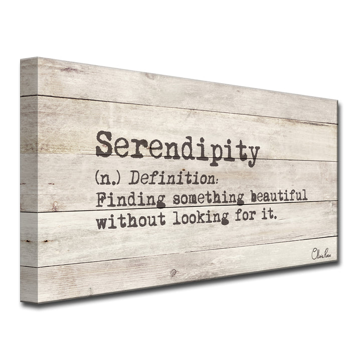 'Define Serendipity' Inspirational Canvas Art