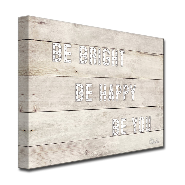'Be Bright' Inspirational Canvas Art