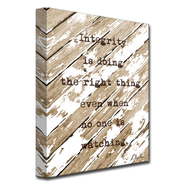 Integrity' Inspirational Wall Art