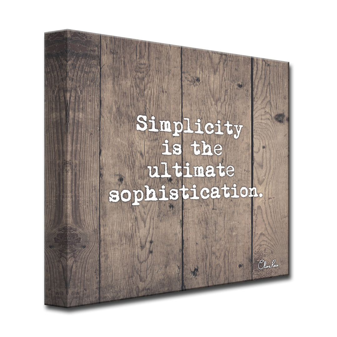 Simplicity' Inspirational Art