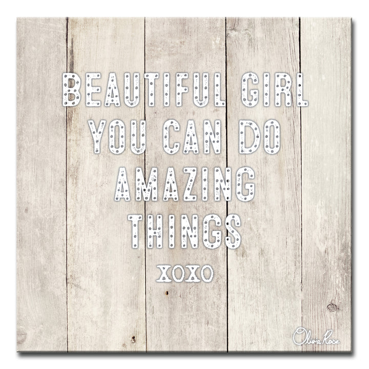Beautiful Girl' Inspirational Art