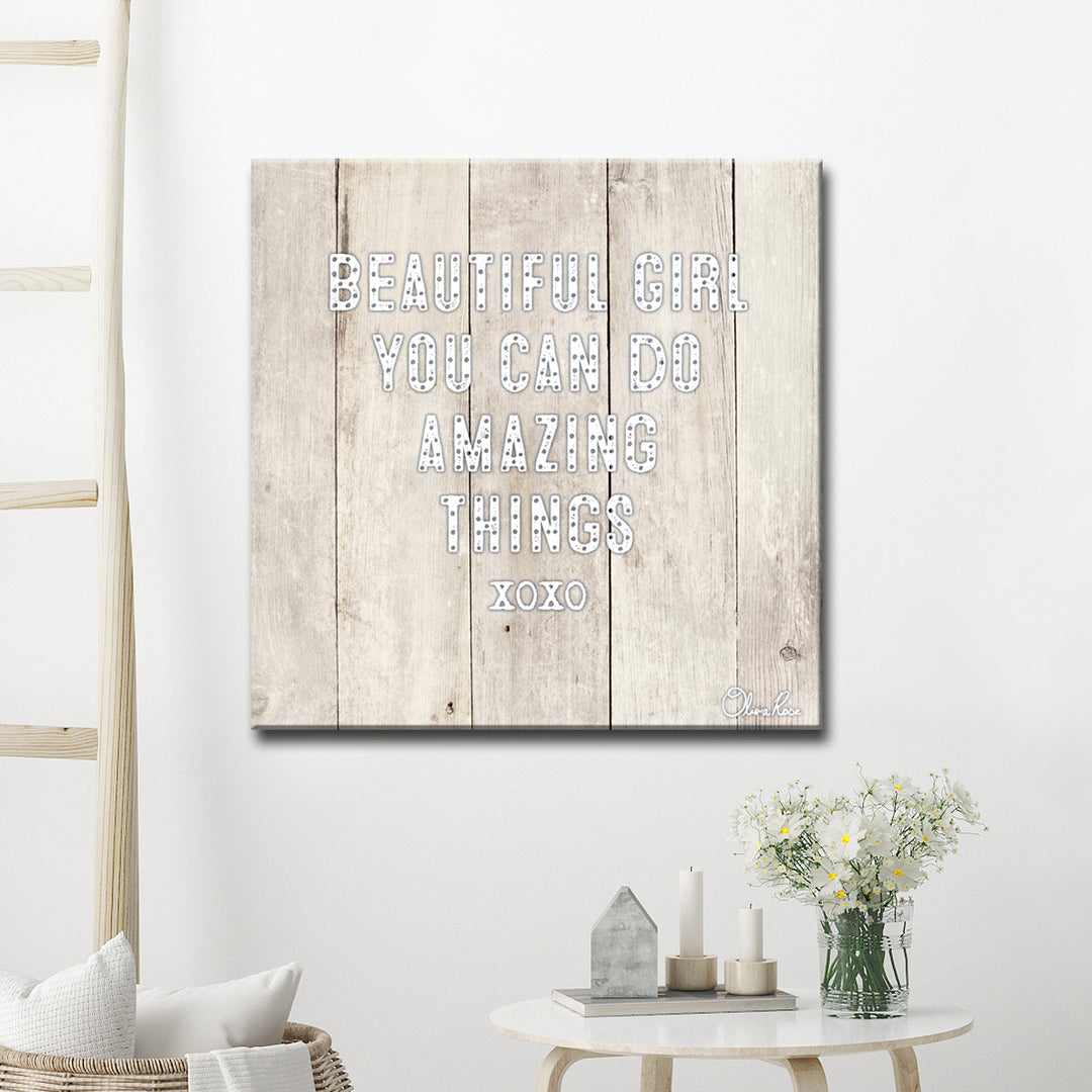 Beautiful Girl' Inspirational Art