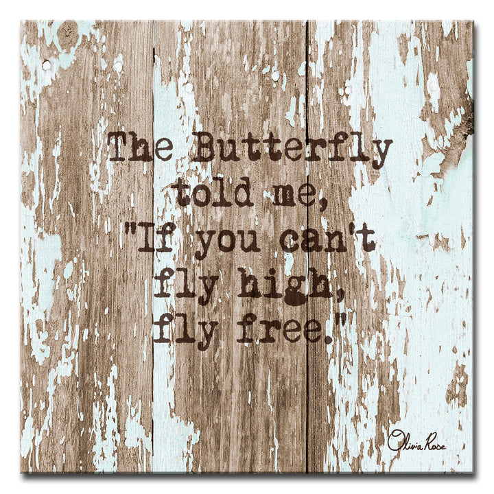 Fly Free' Inspirational Art