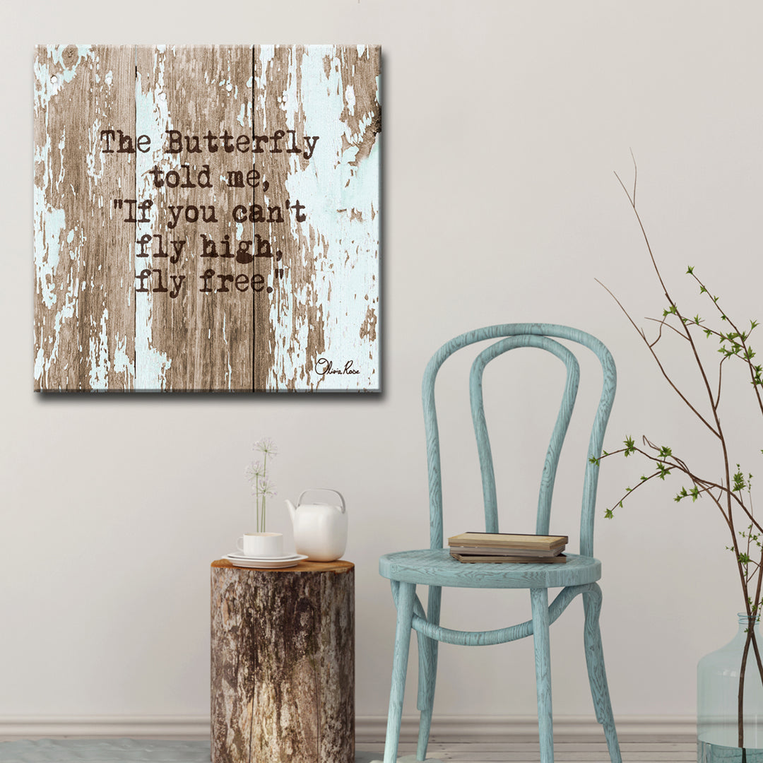 Fly Free' Inspirational Art