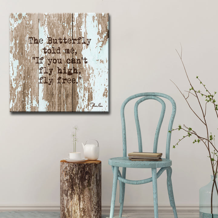Fly Free' Inspirational Art