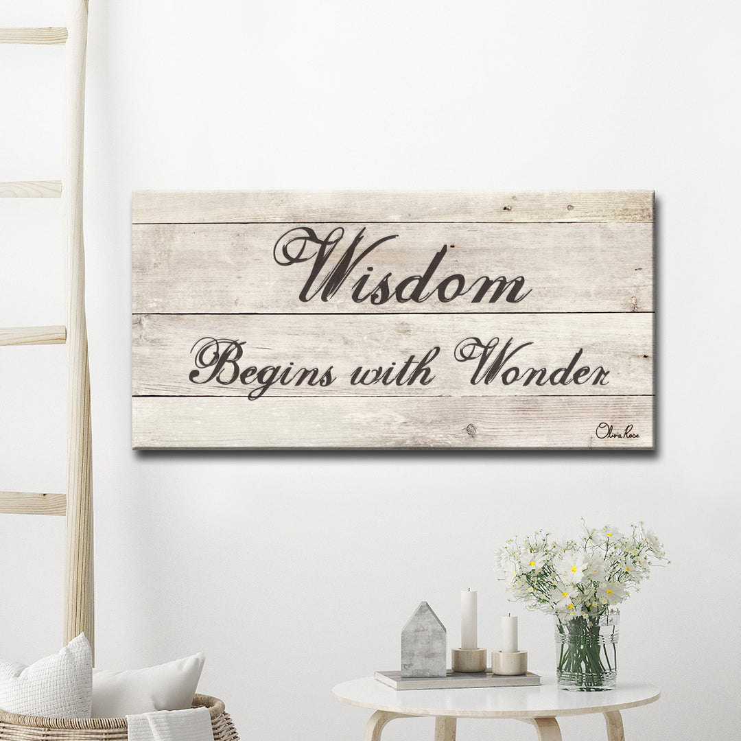 'Wisdom' Inspirational Canvas Art