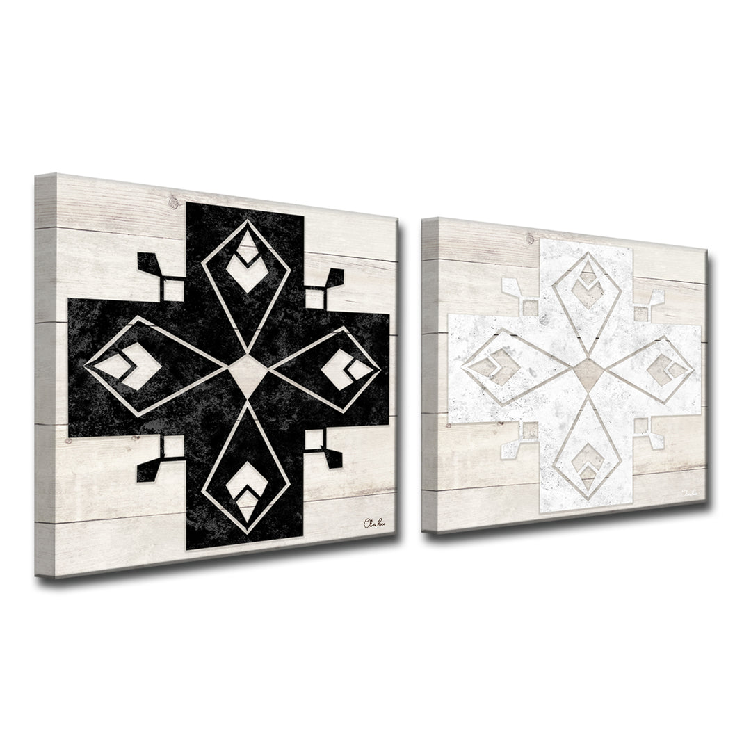 'La Croix IV-V' Wrapped Canvas Art Set