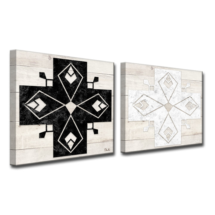 'La Croix IV-V' Wrapped Canvas Art Set