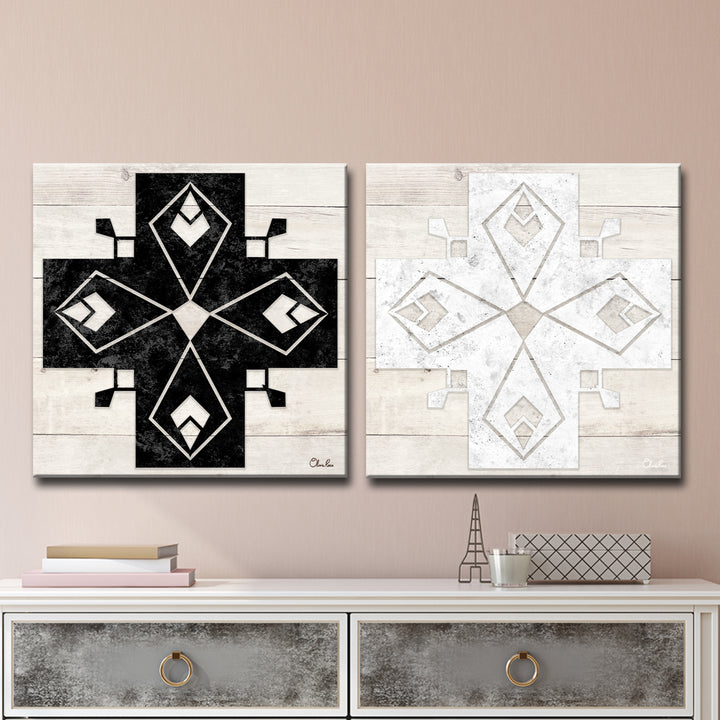 'La Croix IV-V' Wrapped Canvas Art Set