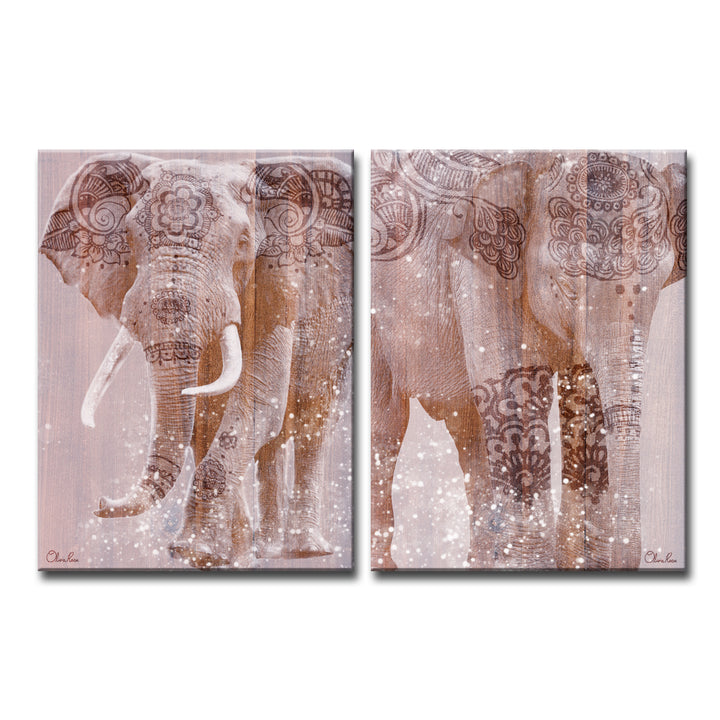 Wild Zen II-III' Wrapped Canvas Art Set