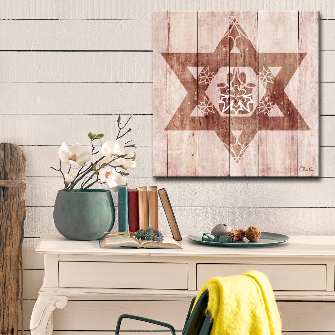 Star of David Hamsa'  Wall Art