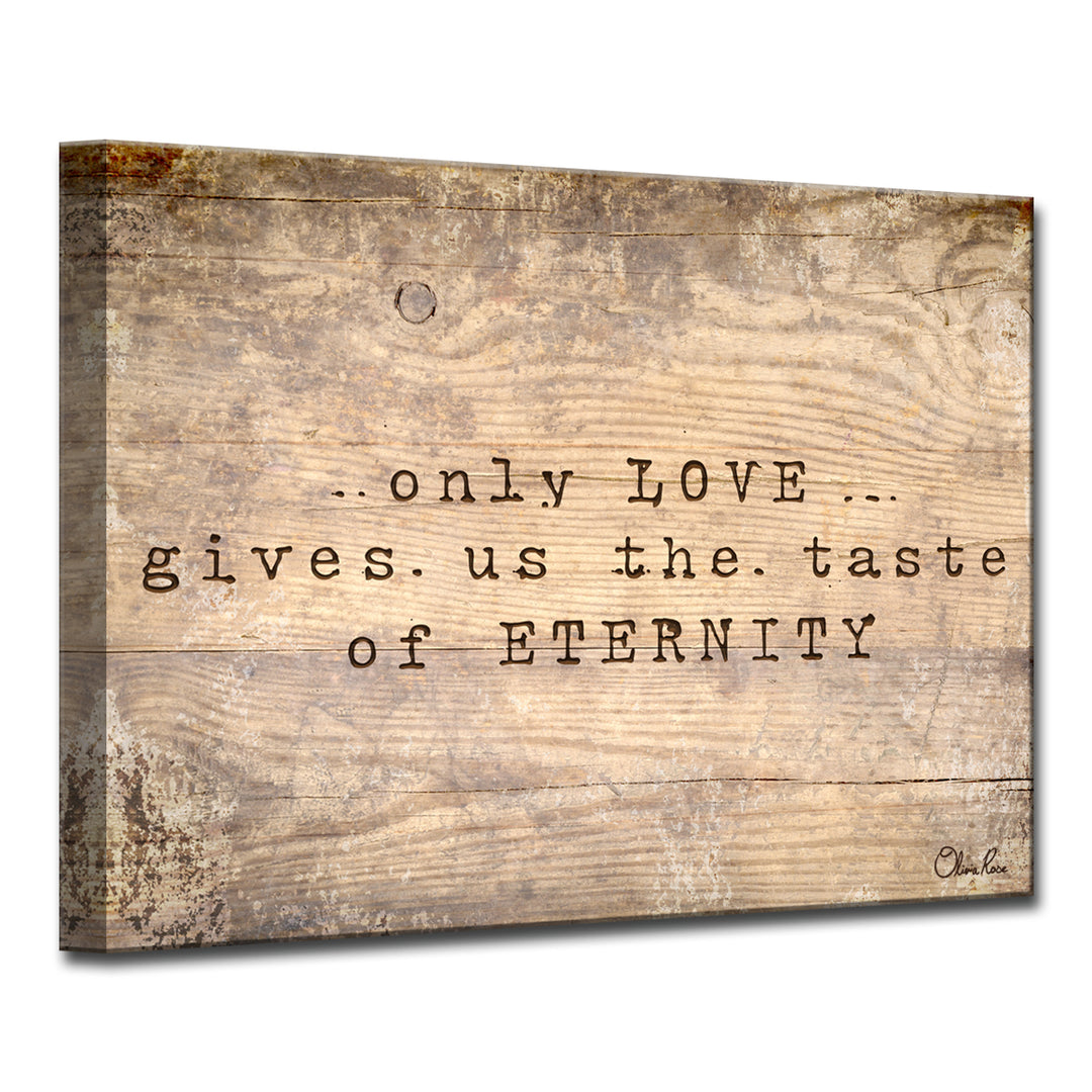 'Loving Eternity' Wrapped Canvas Wall Art
