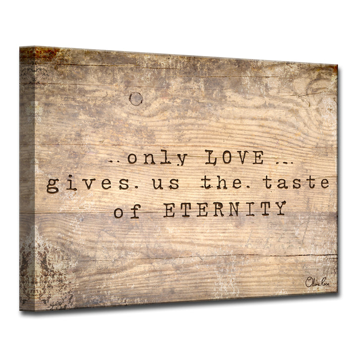 'Loving Eternity' Wrapped Canvas Wall Art