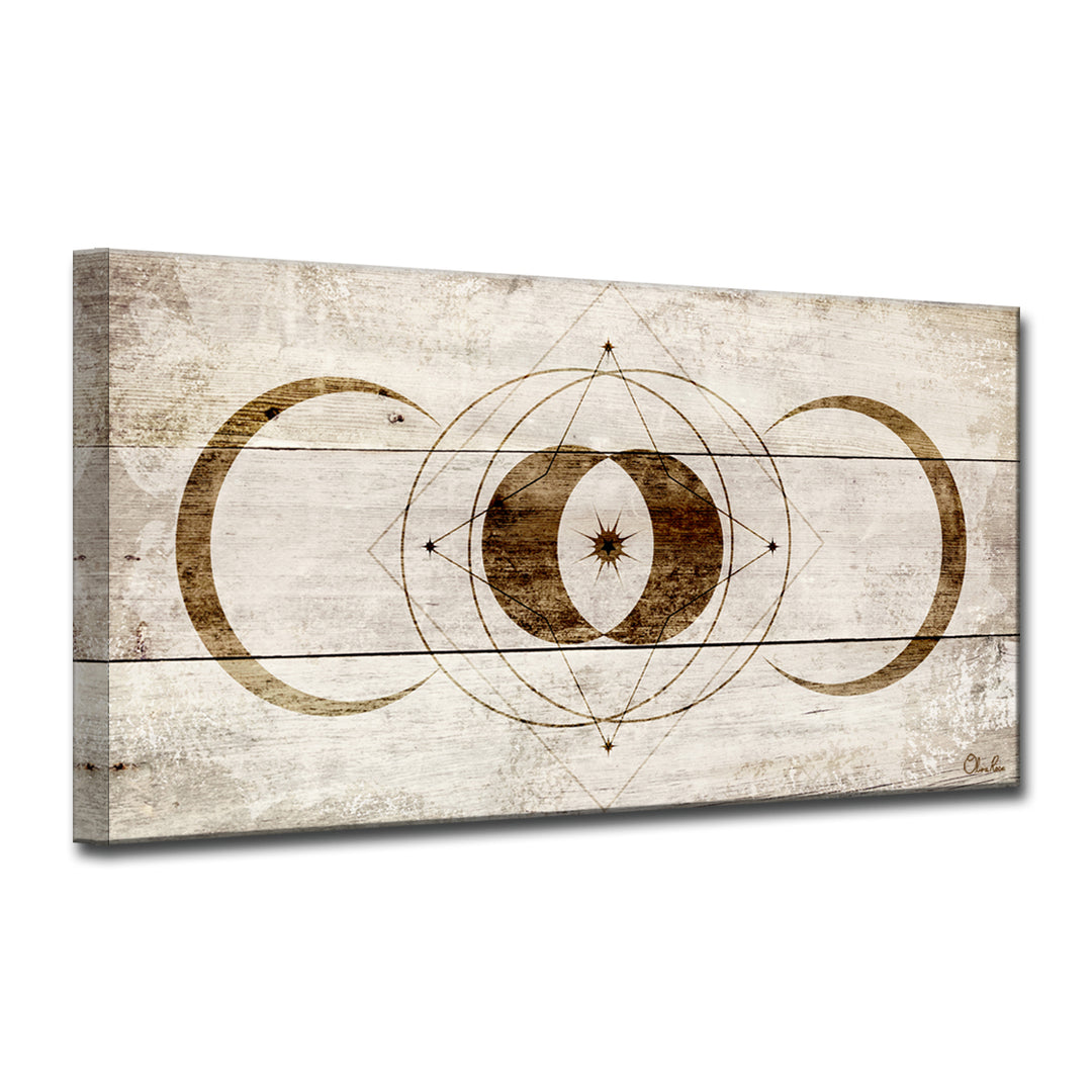 'Lunar Eclipse' Wrapped Canvas Wall Art