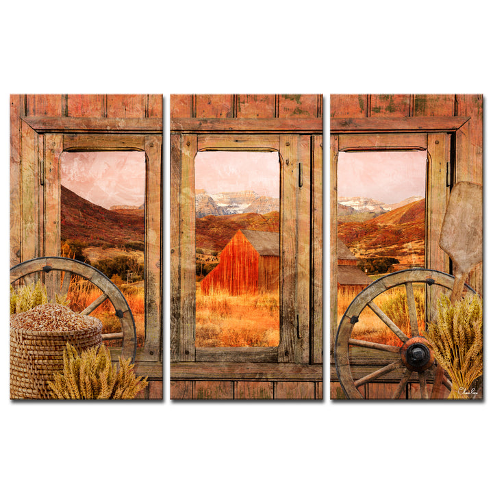 Farmhouse' 3-Piece Wrapped Canvas Wall Art Set