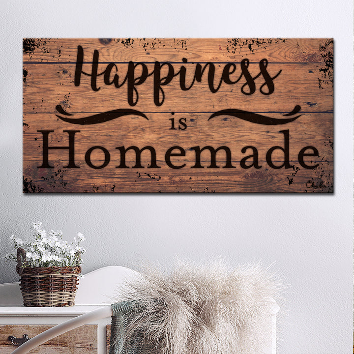 'Homemade' Wrapped Canvas Wall Art