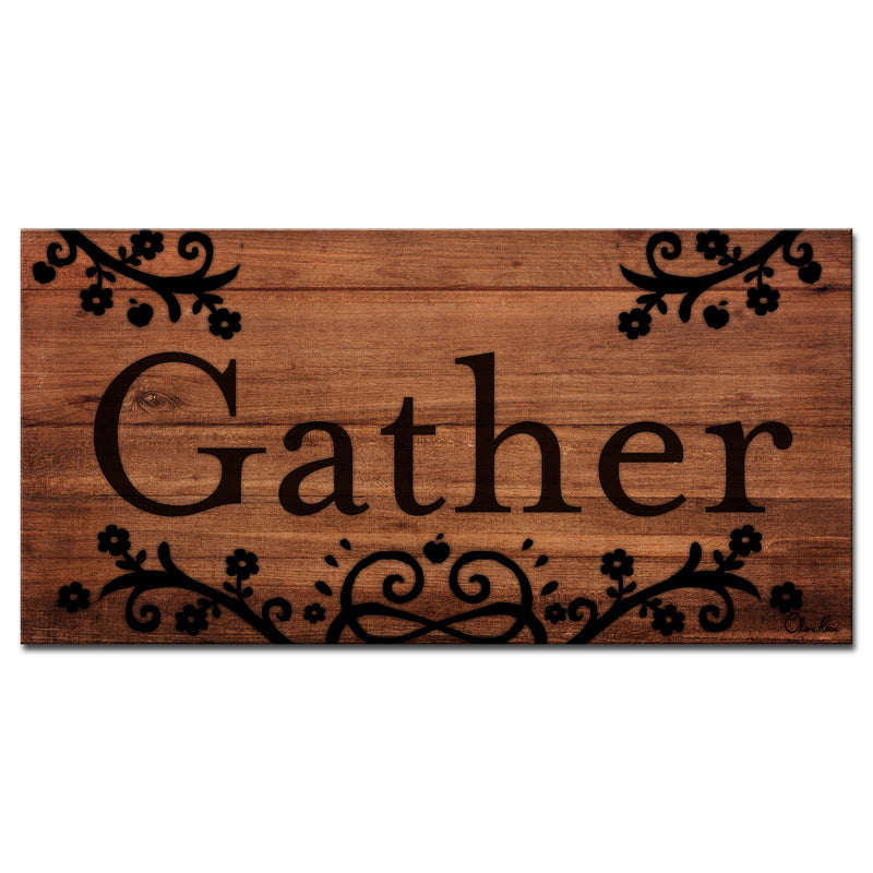 'Gather' Wrapped Canvas Wall Art