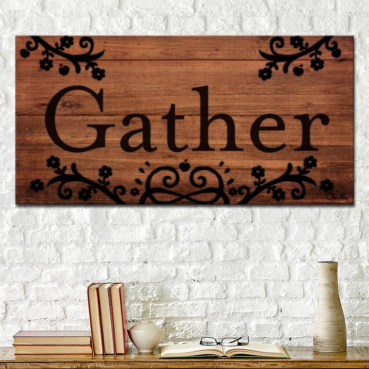 'Gather' Wrapped Canvas Wall Art