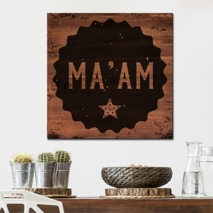 Ma'am'  Wall Art