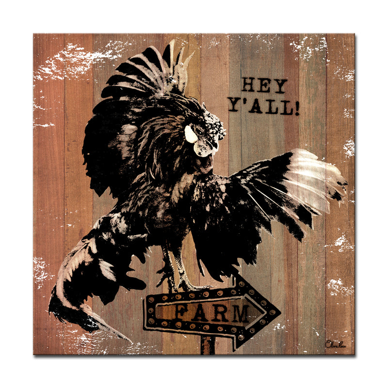 Rooster Fly'  Wall Art