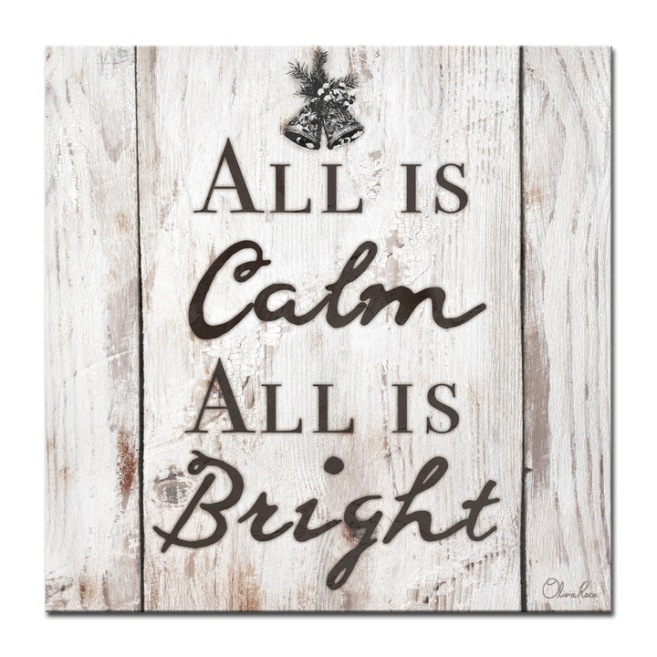 Christmas Silent Night'  Textual Wall Art