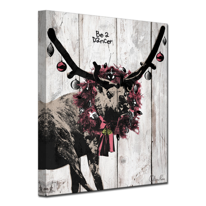 Christmas Dancer'  Textual Wall Art