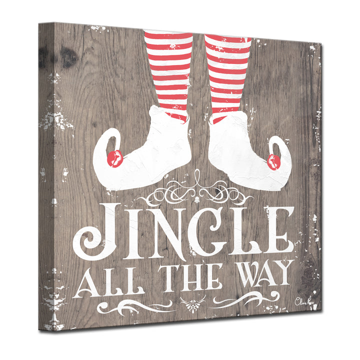 Christmas Jingle all the Way'  Textual Wall Art