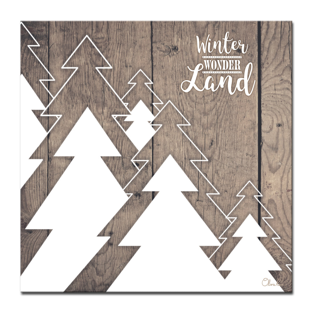 Christmas Many Trees'  Textual Wall Art